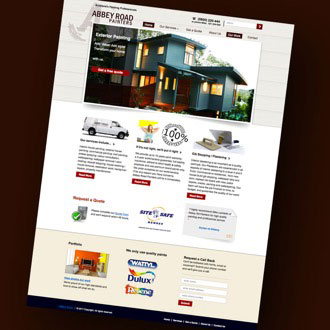 Abbey Road Painters - On.Works Web Design Project 