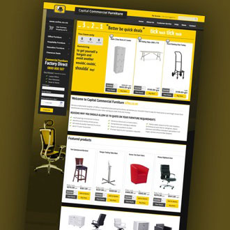Capital Commercial Furniture - On.Works Web Design Project 